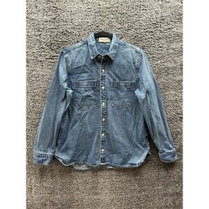 Alex Mill Blue Denim Shirt Jacket